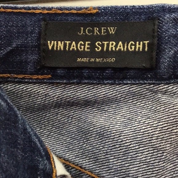 J Crew Vintage Straight Jeans - Picture 5 of 6